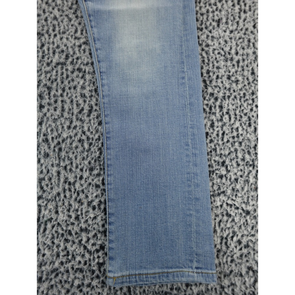 Pilcro‎ Hyphen 28 Womens Light Wash Embroidered Flower Skinny Jeans Size 28 - Picture 4 of 15